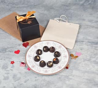 Assorted Chocolate Box With Ribbon