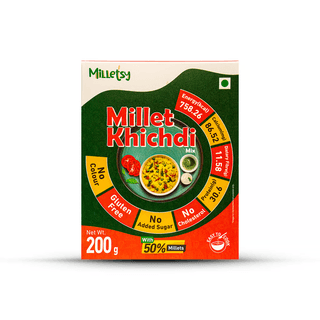 Milletsy Millet Khichdi Instant Mix Healthy Ready to Cook Mix 200 g