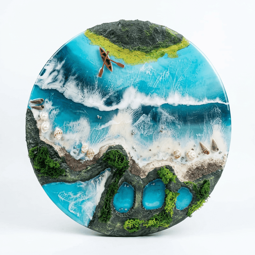 Beach Pour Hanging Home Decor. view 2