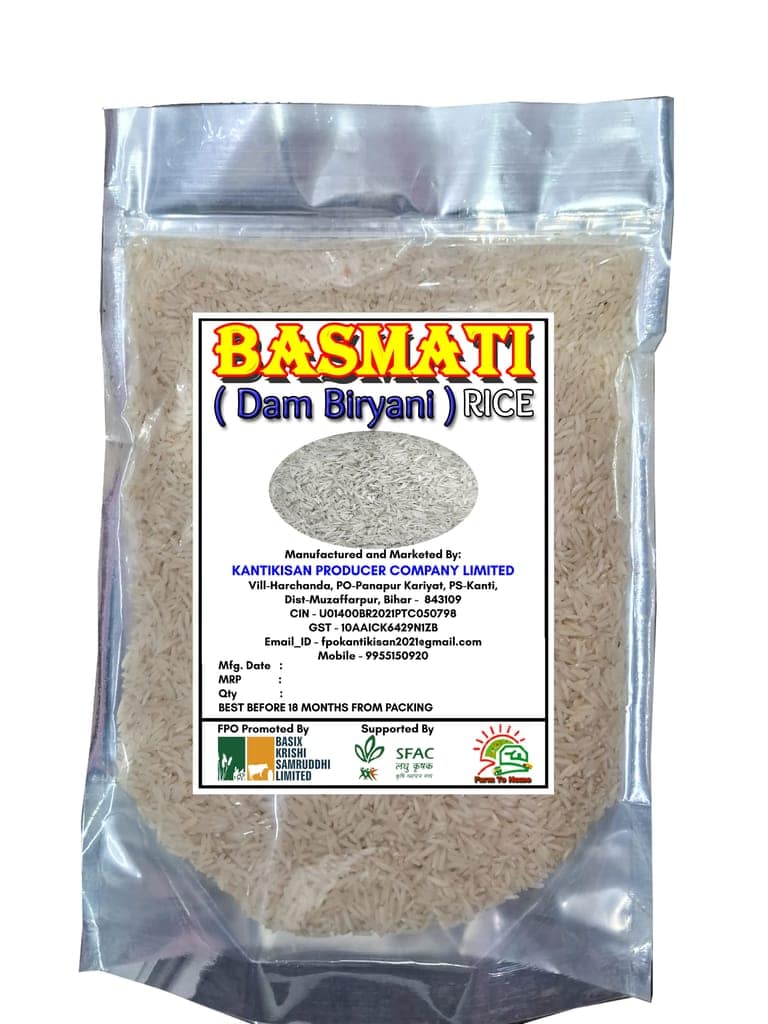 Basmati Rice (Dam Biryani) | 1kg (pack of 4)
