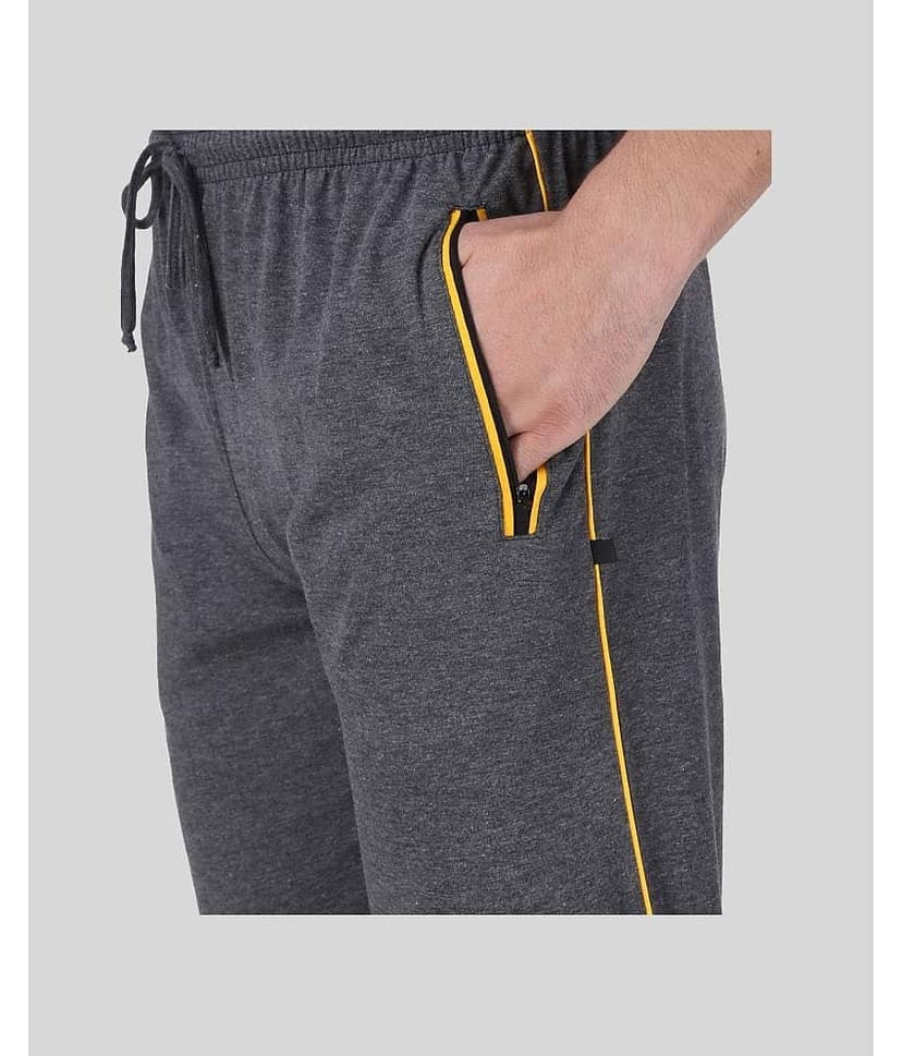Neo Garments - Charcoal Cotton Men's Trackpants ( Pack of 1 ) view 2