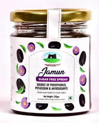 Jamun Spread (Sugar Free) by Purandar Highlands - Nature's Best Produce (210 gm)
