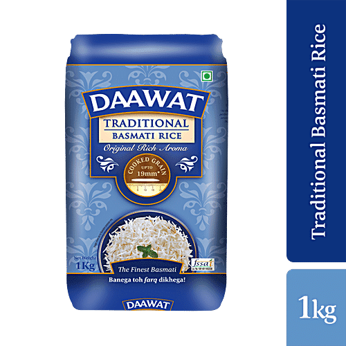Daawat Basmati Rice Traditional Pp 1Kg