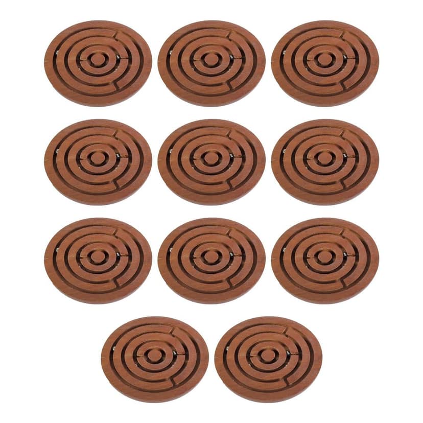Desi Toys Bada Bhool Bhulaiyaa| Combo Pack of 10 | Swirl | Ball in Maze Puzzle | Labyrinth Board Game | Birthday Return Gift Pack for Kids & Family view 2