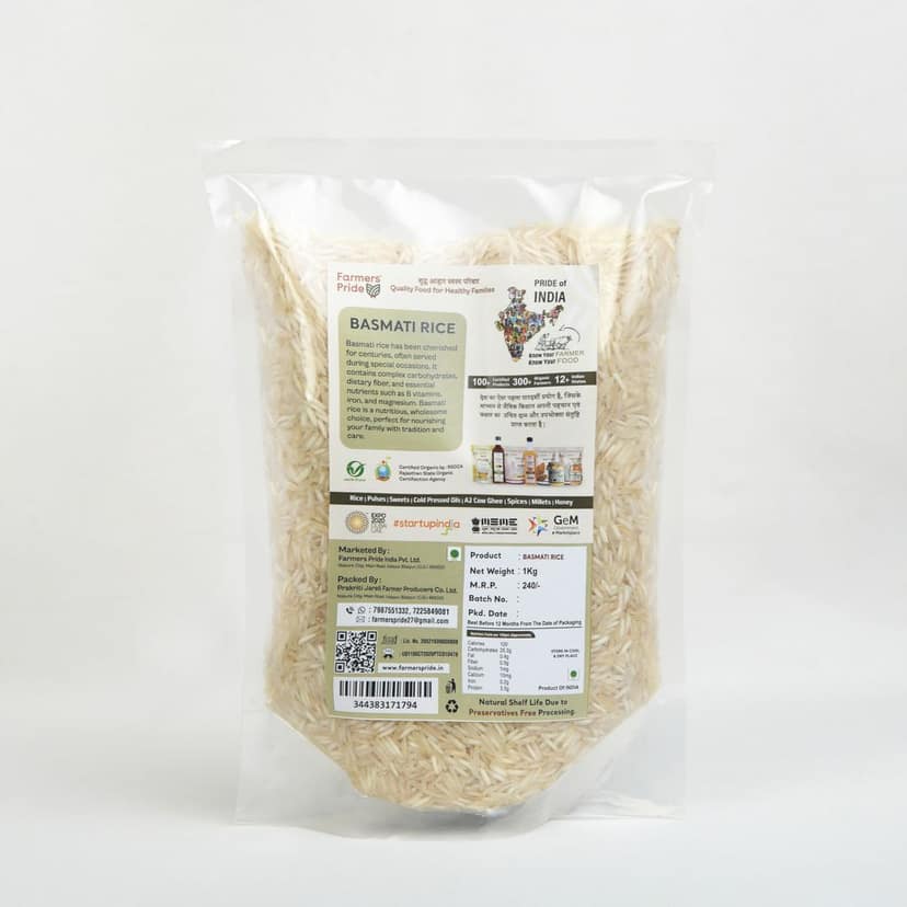 Organic Basmati Rice (Scented) view 2
