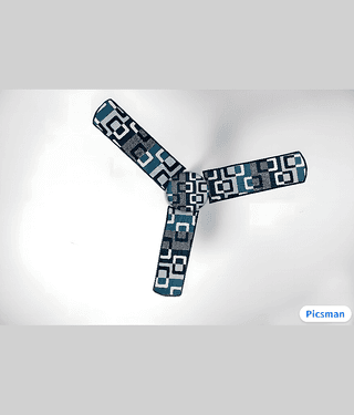 ENTICE Set of 3 PVC Blue Others Cover