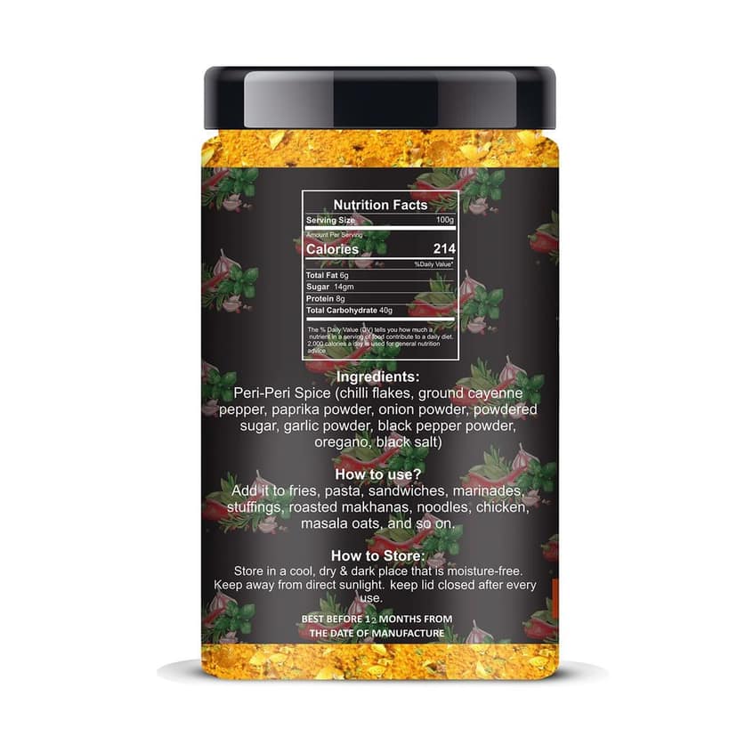 ManHar Organics Peri Peri Seasoning: 400gm (Peri Peri, 400gm) view 2
