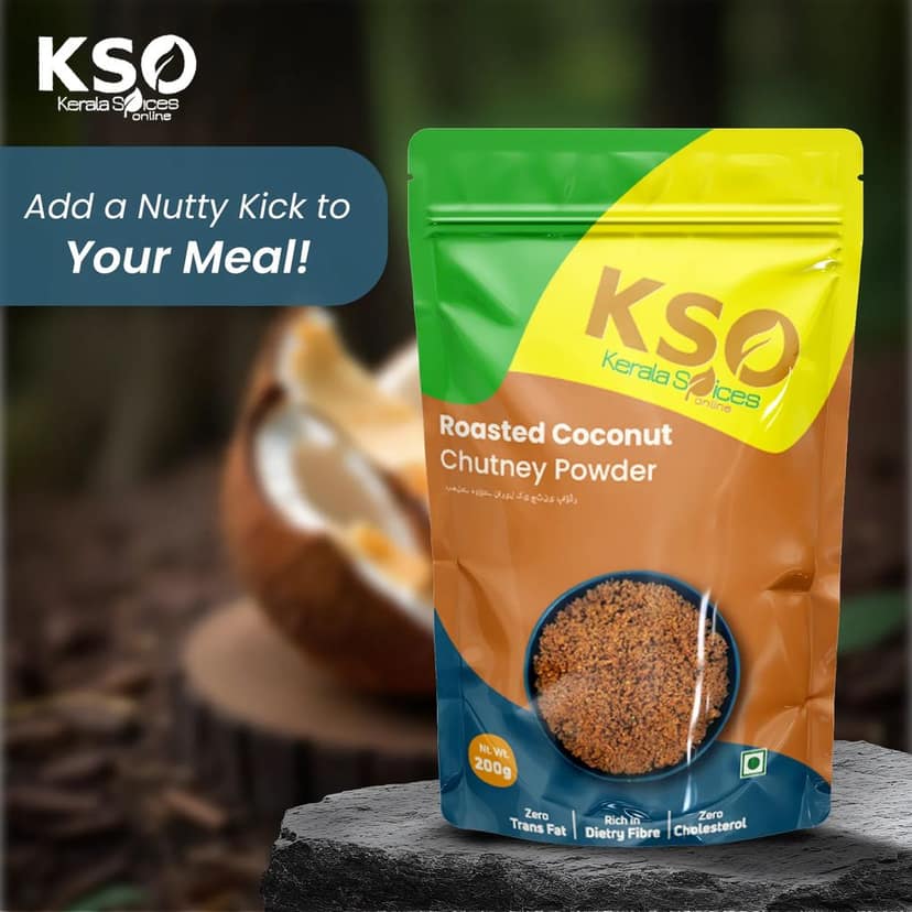 Roasted Coconut Chutney Powder 250gm view 2