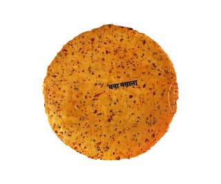 Chana masala papad