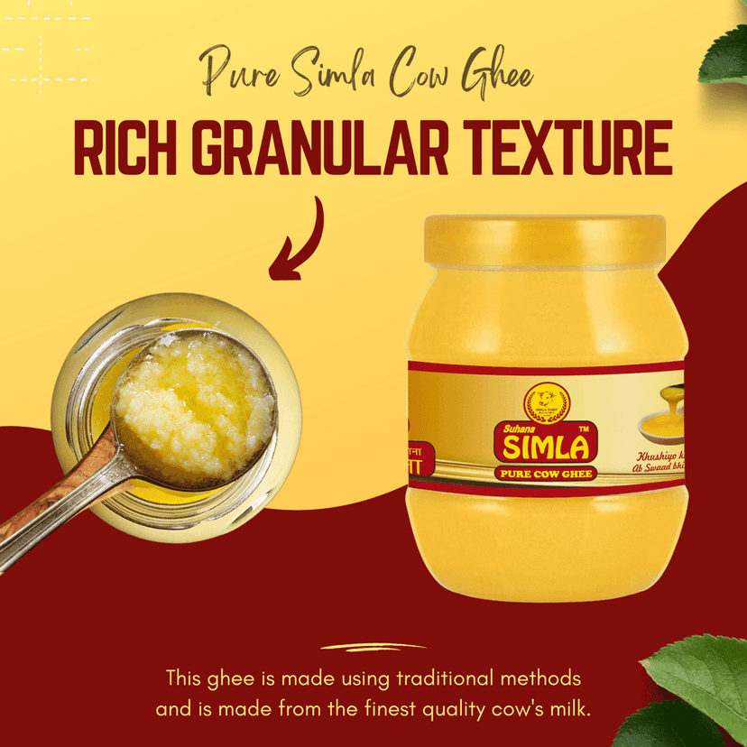 Suhana Simla Pure Cow Ghee, 1 Liter (Pack of 3) view 2