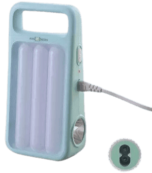 PICKNNEEDS Portable Rechargeable Emergency Light with Side Torch view 2
