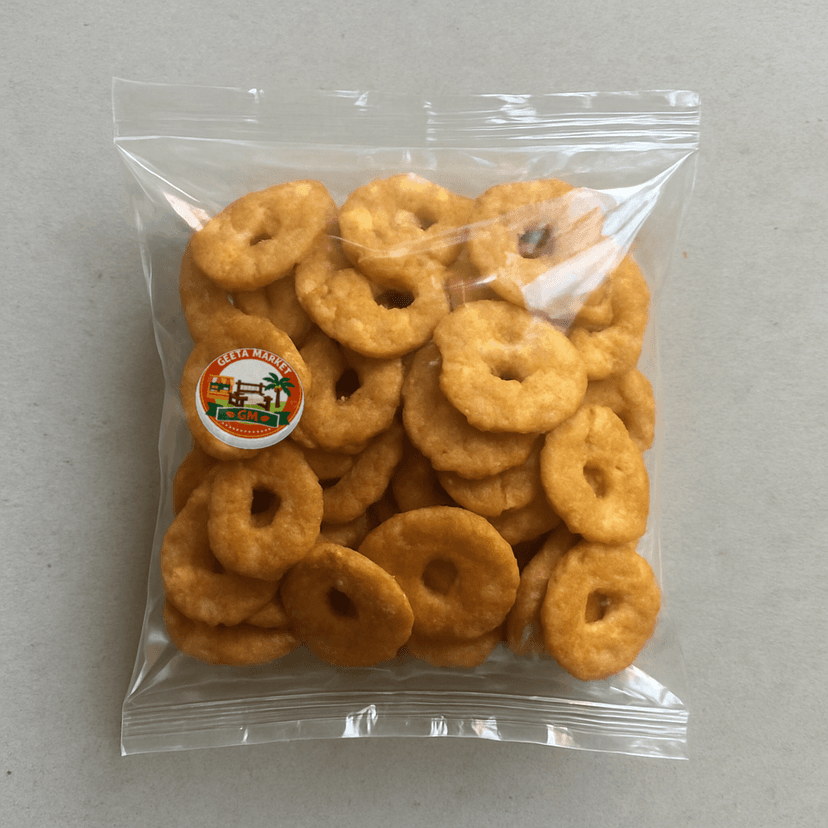 Geeta Market's chekkalu - traditional indian snack