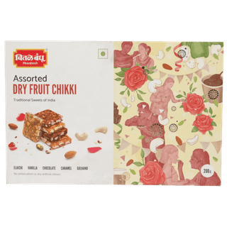 Assorted Dryfruit Chikki Box, 200 gm