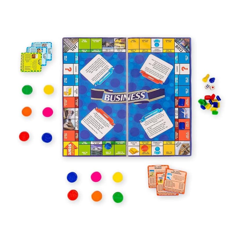 Business India Board Game 5 in 1 Board Game with Other Games view 2