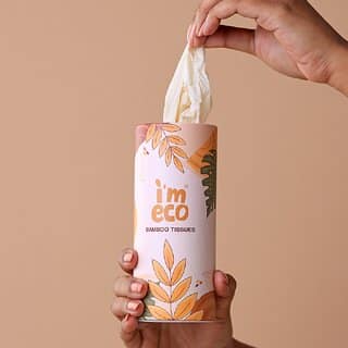 I'M ECO Bamboo Car Tissues (Pack of 2)