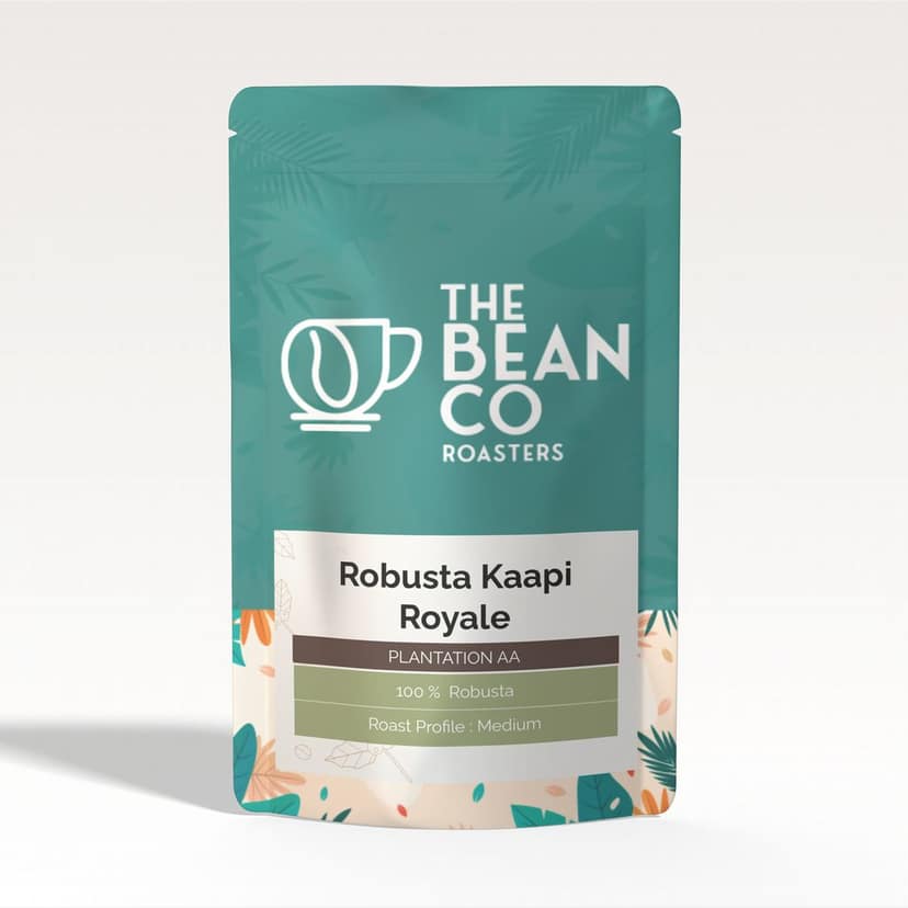 THE BEAN CO Robusta Kaapi Royale | Medium Roast |100% Arabica (Whole Bean, 250 g)