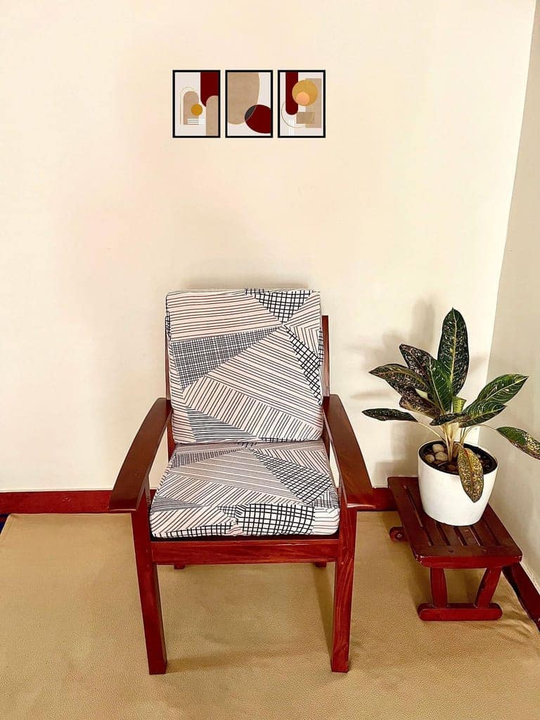 PENTHOOM Sofa Seat Cover, Sofa Protector Cover, Stretchable Sofa Cover for Wooden Sofa Cover with High Density Sofa Cover Cloth Material