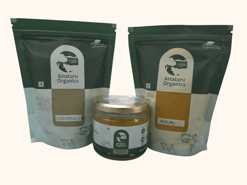 Attaluru Organics Premium Kitchen Health Combo
