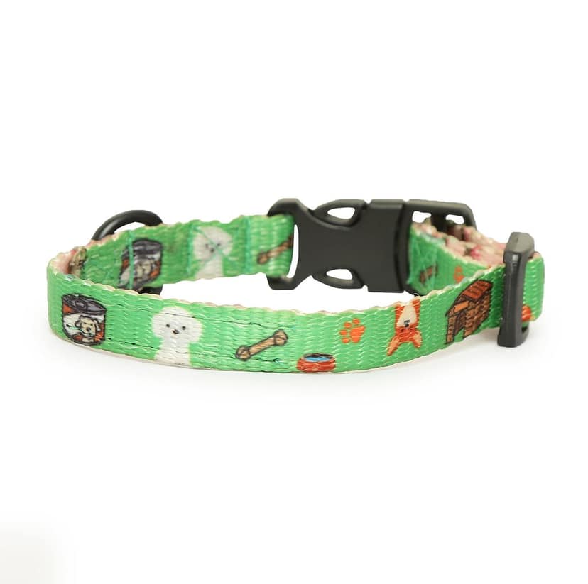 Fashion Nylon Printed Dog Collar For Puppy, Rabbit & Cat view 2