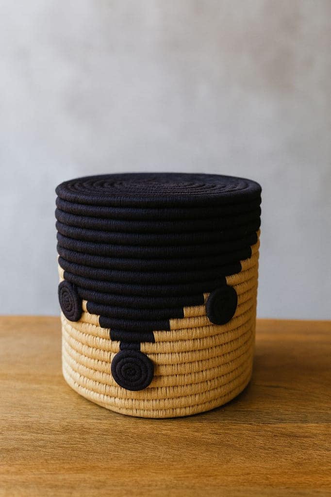 Tiger Grass Designed Laundry Basket view 2
