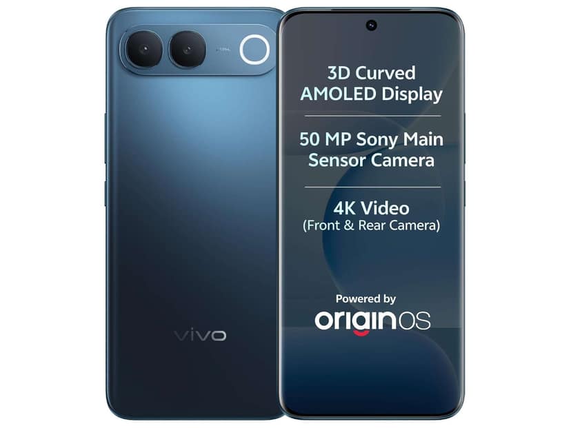 Vivo S2 5G Smartphone, 8GB RAM, 256GB Storage - Sapphire Blue