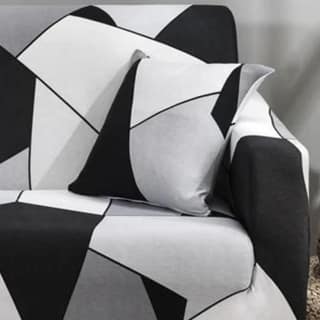 PENTHOOM Elastic Sofa Cover 3 Seater Fully Covered| Plain Sofa Cover Big Elasticity Sofa Cover with High-Density Fabric | Perfect Size Couch Cover Sofa Slip Cover