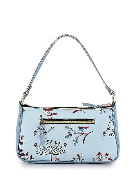 Lychee bags Women Canvas Light Blue Shoulder Bag view 2