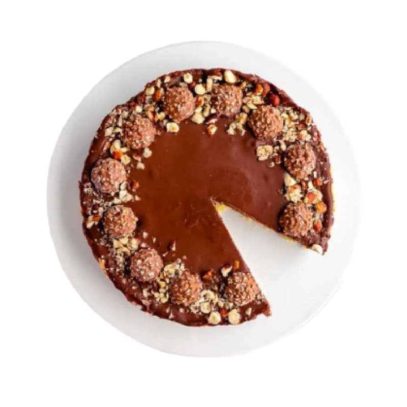 Nuttella Ferrero Rocher Tart