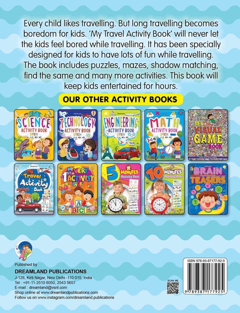 My Travel Activity Book [Paperback] Dreamland Publications view 2