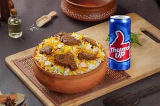 Chicken Biryani(Boneless) + Thums Up Toofani Combo