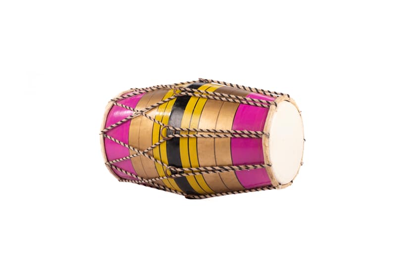 Traditional Dholaki Musical Instrument for Cultural and Folk Performances view 2