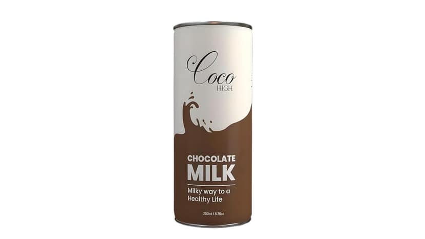 COCO HIGH Chocolate Milk Drink Can - 200ml Pack Of 2 view 2
