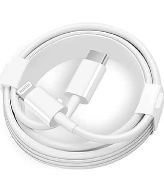 Imported 6 A Charging + Data Transfer Type C - Lightning Cable 1 Meter for iPhone 8 to 14 all variants