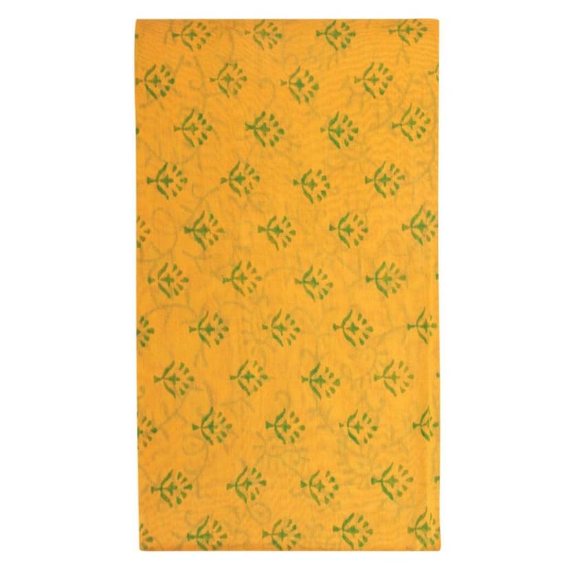 HANDLOOM CHANDERI 03 PCS DABU PRINTED SUIT (SKU - 1RDS01270221 Suit 56) view 2