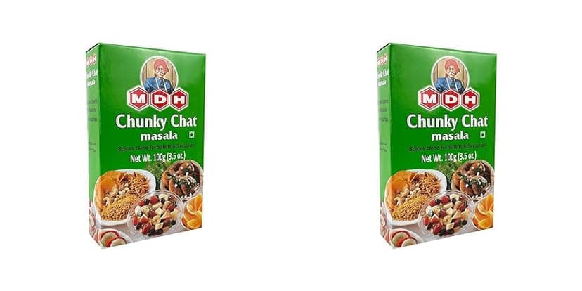 MDH Spices | Chunky Chat Masala | 100 gm Each | Pack of 2 | 200 Gm Pack