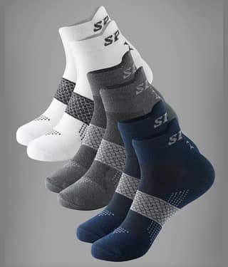 Brucella Blended Men's Solid Multicolor Ankle Length Socks ( Pack of 3 )