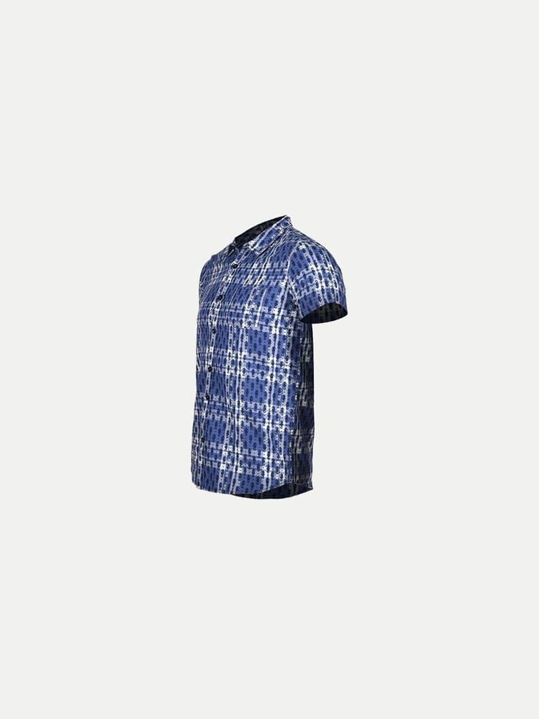 Multi-Coloured Madras Checked Shirt view 2