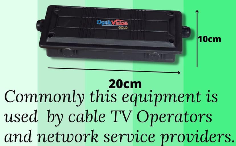 Optik vision gold Fiber Optic Mini Joint Box { pack of 5 pice } Termination Enclosure Box OFC Splicing Tray. view 2