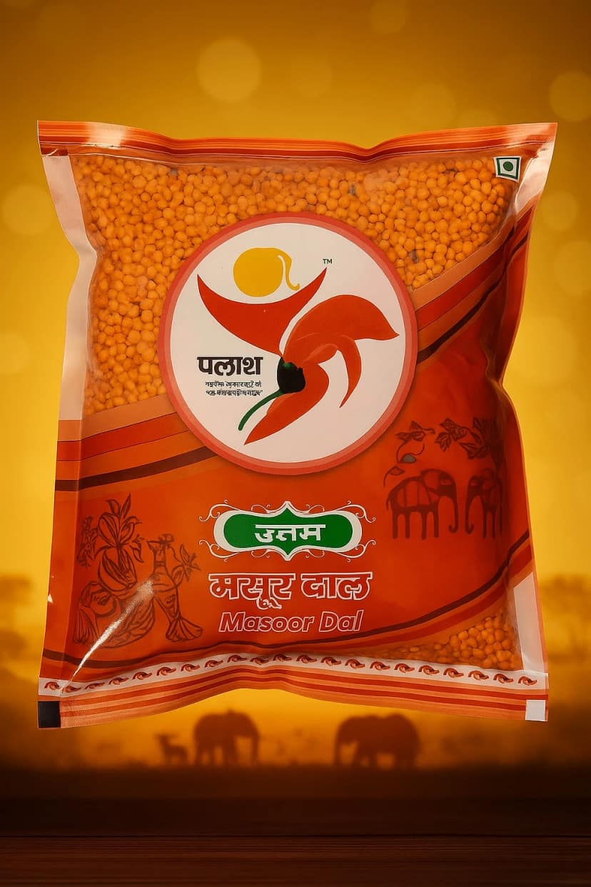 Palash Uttam Masoor Dal Split Red Lentils Natural Protein Rich Pulses 1 kg view 2