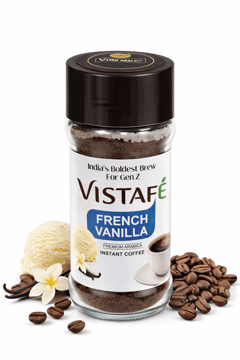 Vistafe French Vanilla Instant Coffee – Premium Arabica French vanilla view 2