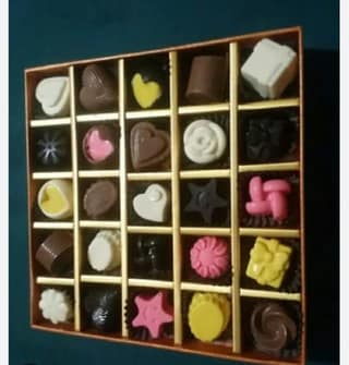 Flavoured customized Chocolates 10 to 80 pieces (strawberry, orange, kesar, paan dark,kunafa pista, pine apple)