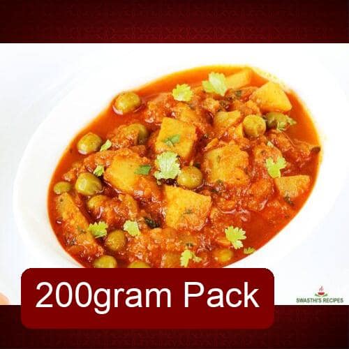 Magic Bowl Ready to Cook Aloo Mutter Masala (200g) | Classic Potato & Peas Curry Mix | Daily Home-Style Meal Solution