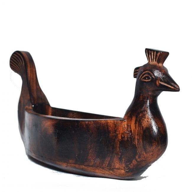 Wooden Peacock view 2