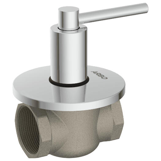 DV-5508 32mm (1-1/4" Inch) Drain Valve (PPSU Ball) Forged Brass