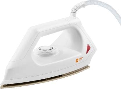 Orient Electric FabriSmooth DIFS10WGP 1000 W Dry Iron (White, Golden)