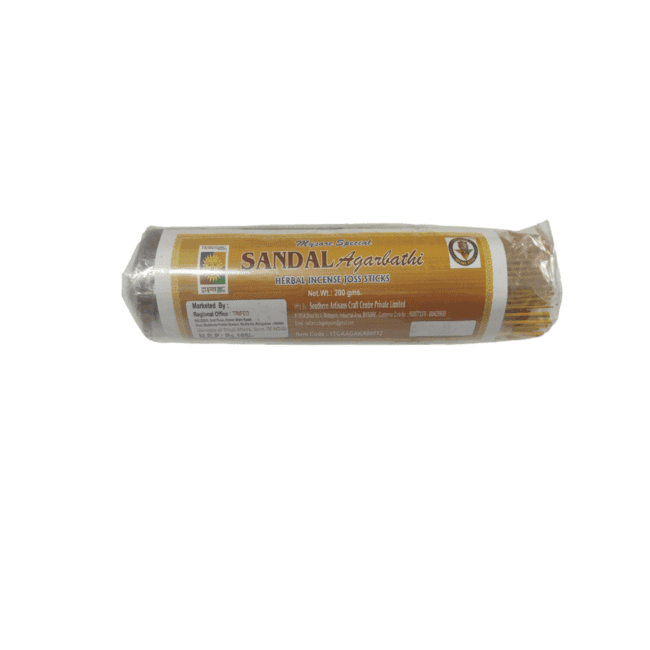 Mysore Special Sandal Herbal Incense Joss Sticks (200 Grams)