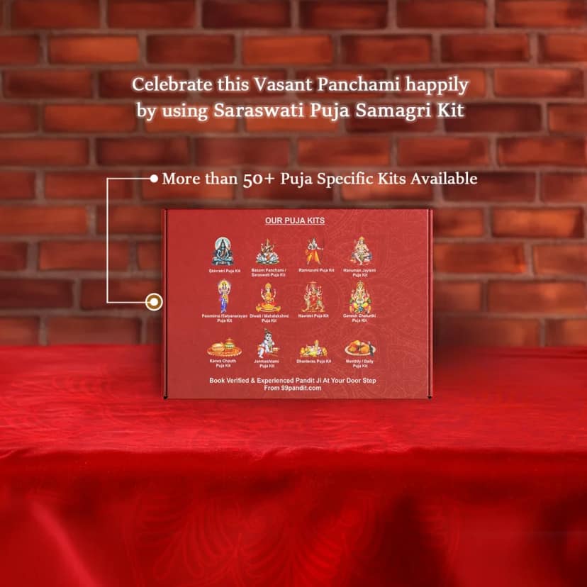 Saraswati Puja Samagri Kit 44 Items view 2