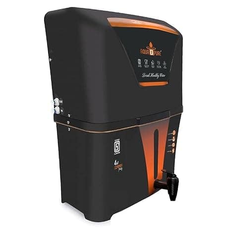 AQUA D PURE 4 in 1 Copper RO Water Purifier with 10 Stage Purification Filtration, UV, UF, TDS Adjuster and 12 Liter Large Storage Tank, Suitable for all type of water supply view 2