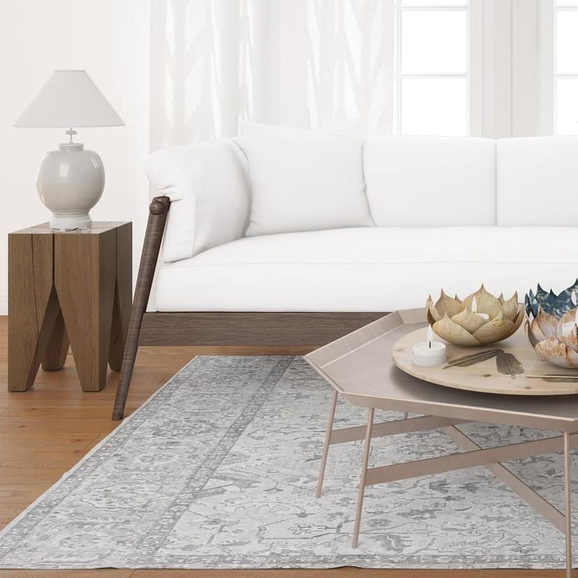 Neu Looms Handmade Viscose Wool Anti-Skid Rug for Bedroom, Living Room, Nursery, Dorm, Playroom & Reading Area view 2