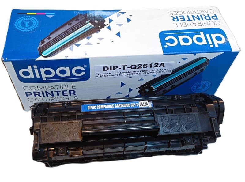 dipac 12A Laser Toner Cartridge, High-Quality Compatible Printer Cartridge for HP LaserJet 1020, 1020 Plus, M1005, 1018, 1010, 3015, 3050, 3055, with 1 Year Warranty (dipac DIP-T-Q2612A) view 2